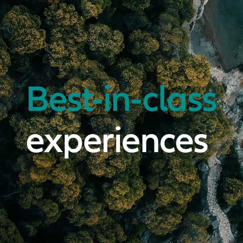 Best-in-class experiences