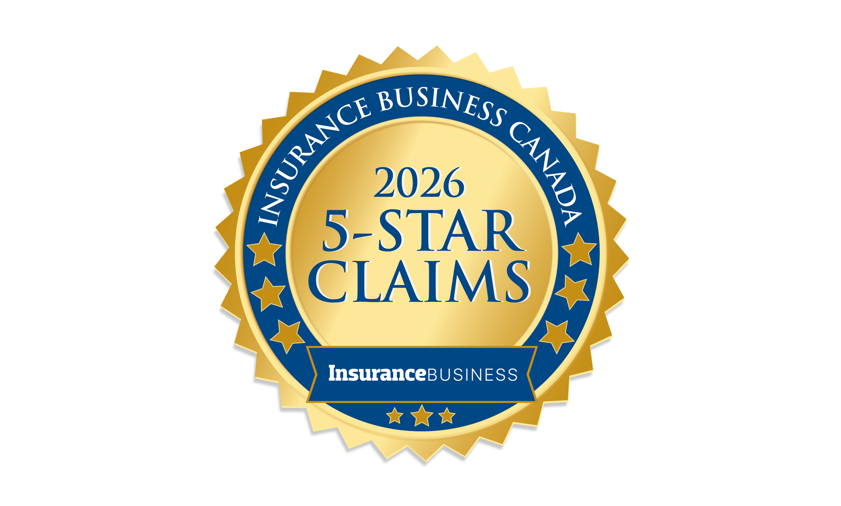5-star claims award badge
